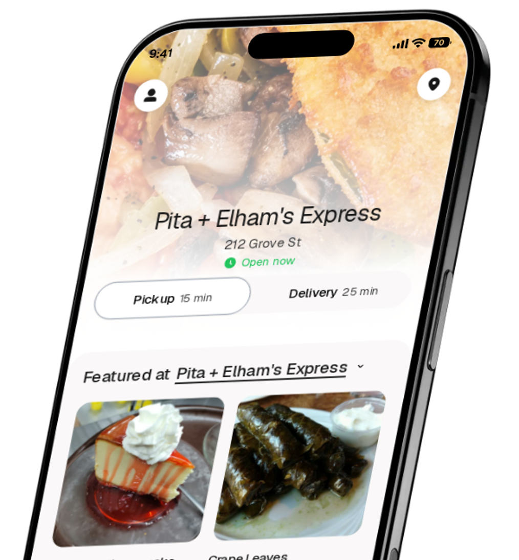 Pita + Elham's Express app preview