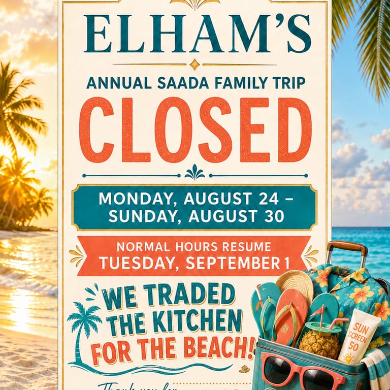 Closed on Vacation
