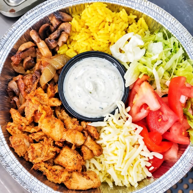 Build Your Own Rice Bowl.